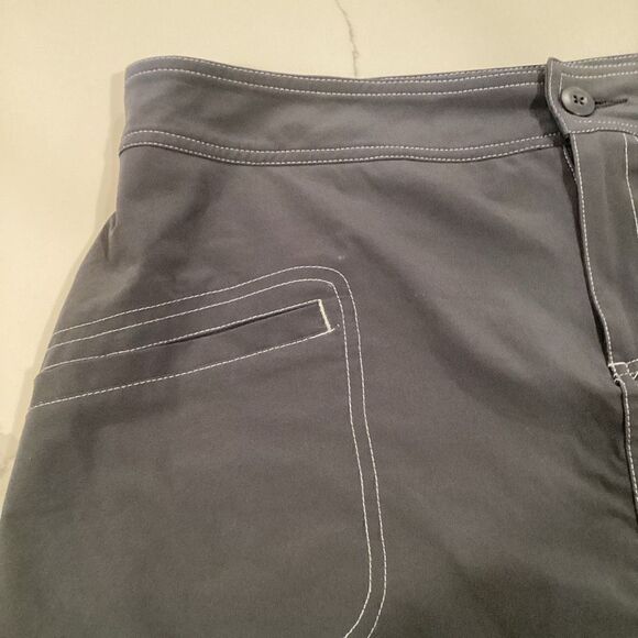 prAna Womens Lena Skort Sz 12 Gray Stretch Hiking Tennis Activewear - Picture 4 of 11